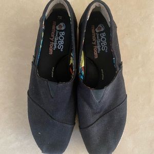 Bobs Slip On Wedge Casual Women Shoes